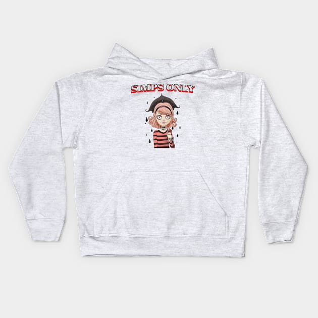 Simps Only Kids Hoodie by YungBick
